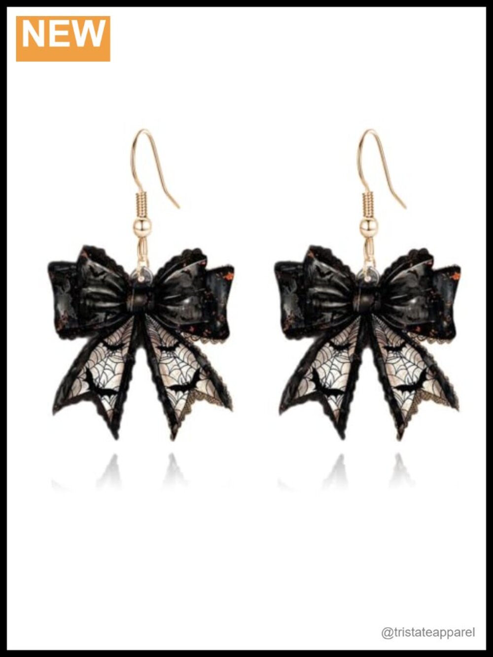 Acrylic Halloween Ghost Pumpkin Dangle Earrings Set for Women Costume Party